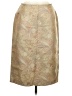 Le Suit 100% Polyester Paisley Gold Formal Skirt Size 6 - photo 1