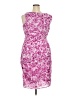 Ann Taylor 100% Polyester Paisley Pink Cocktail Dress Size 18 (tall) - photo 2