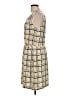 Ann Taylor LOFT 100% Polyester Tweed Ivory Casual Dress Size 12 - photo 5
