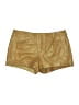 Vince. Metallic Gold Khaki Shorts Size 4 - photo 1