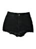 Express 100% Cotton Black Denim Shorts Size 8 - photo 1