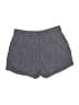 Athleta 100% Linen Chevron-herringbone Gray Shorts Size 6 - photo 2