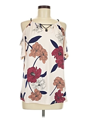 Always Indigo Sleeveless Blouse (view 1)
