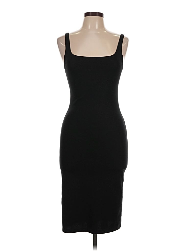 Pre-owned Zara Cocktail Dress In Black