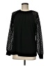 Automet Black Long Sleeve Blouse Size M - photo 1
