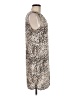 Topshop 100% Polyester Animal Print Ivory Cocktail Dress Size 6 - photo 4