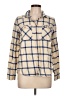 J.Crew 100% Cotton Plaid Tan Long Sleeve Button-Down Shirt Size 10 - photo 1