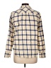 J.Crew 100% Cotton Plaid Tan Long Sleeve Button-Down Shirt Size 10 - photo 2