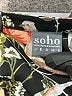 Soho 100% Polyester Floral Black Long Sleeve Blouse Size XL - photo 7