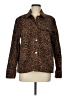 Gap 100% Cotton Animal Print Brown Coat Size M - photo 1