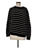 J.Crew 100% Cotton Stripes Black Pullover Sweater Size M - photo 1