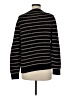 J.Crew 100% Cotton Stripes Black Pullover Sweater Size M - photo 2