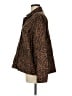 Gap 100% Cotton Animal Print Brown Coat Size M - photo 5