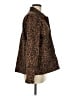 Gap 100% Cotton Animal Print Brown Coat Size M - photo 4