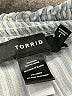 Torrid Stripes Blue Shorts Size 1X Plus (1) - photo 3