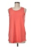 Lands' End 100% Cotton Orange Sleeveless Top Size M (tall) - photo 1
