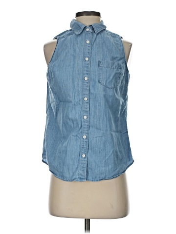 St. John's Bay Denim Vest (view 1)