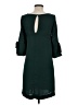Express Design Studio 100% Polyester Solid Green Casual Dress Size 0 - photo 2
