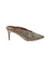Express Animal Print Gold Mule/Clog Size 7 - photo 1