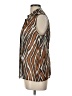 Worthington 100% Polyester Animal Print Brown Sleeveless Blouse Size L - photo 5