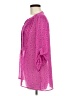 Chaus 100% Polyester Pink 3/4 Sleeve Blouse Size M - photo 5
