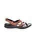 Aerosoft 100% Leather Brown Sandals Size EU 39 - photo 1