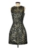 Roberto Cavalli 100% Polyester Animal Print Black Gold Cocktail Dress Size EU (IT) 40 / US 4 - photo 1