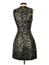 Roberto Cavalli 100% Polyester Animal Print Black Gold Cocktail Dress Size EU (IT) 40 / US 4 - photo 2