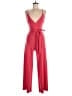 Joe & Elle Solid Red Jumpsuit Size M - photo 1