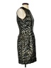 Roberto Cavalli 100% Polyester Animal Print Black Gold Cocktail Dress Size EU (IT) 40 / US 4 - photo 4