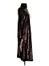 Zara Metallic Black Cocktail Dress Size S - photo 4