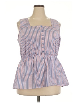Lane Bryant Sleeveless Button Down Shirt