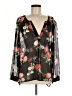 Joie 100% Silk Black Blouse Size L - photo 1
