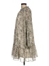 Express Outlet 100% Polyester Animal Print Ivory Casual Dress Size L - photo 5