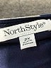 North Style 100% Polyester Floral Blue Casual Dress Size 2X - photo 7