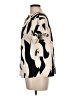 Unbranded Animal Print Ivory Short Sleeve Blouse Size L - photo 5
