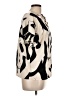 Unbranded Animal Print Ivory Short Sleeve Blouse Size L - photo 4