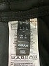 Adidas 100% Polyester Stripes Black Athletic Shorts Size 11 - 12 - photo 3