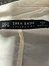 Zara Basic Color Block Ivory 3/4 Sleeve Button-Down Shirt Size L - photo 7