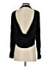 Etiquette Black Long Sleeve Top Size S - photo 2
