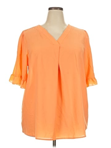 Haptics Short Sleeve Blouse (view 1)
