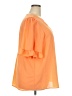 Haptics 100% Polyester Orange Short Sleeve Blouse Size 2X - photo 4