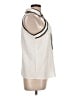 Unbranded Ivory Sleeveless Blouse Size L - photo 4