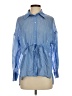 Zara Blue Long Sleeve Blouse Size S - photo 1