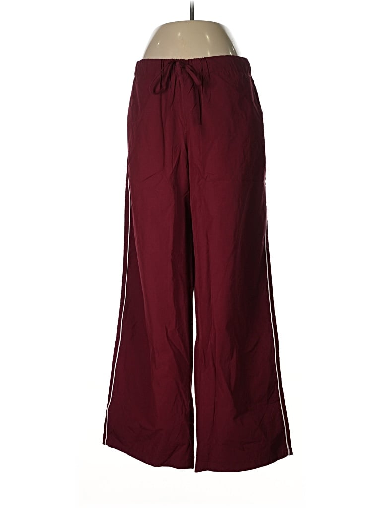 Pre-owned Wild Fable Casual Pants In Burgundy