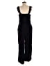 Ann Taylor LOFT Solid Black Jumpsuit Size M - photo 2
