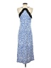 Culture Code Animal Print Blue Casual Dress Size S - photo 2