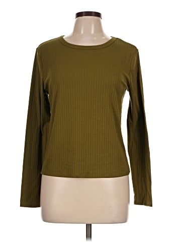 Adrienne Vittadini Long Sleeve Top (view 1)