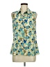 CAbi 100% Polyester Blue Sleeveless Blouse Size M - photo 1