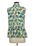 CAbi 100% Polyester Blue Sleeveless Blouse Size M - photo 2